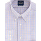 Eagle Men's Classic Fit Stretch Collar Dress Shirt Purple Size 34-35