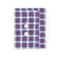 Eagle Men's Classic Regular Fit Non Iron Stretch Collar Check Dress Shirt Blue Size 15.5X32X33