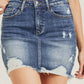 Risen - Distressed Mini Skirts