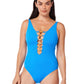 Bleu Rod Beattie Paradise Found Lace Down Over-The-Shoulder Mio Surf Bleu 10