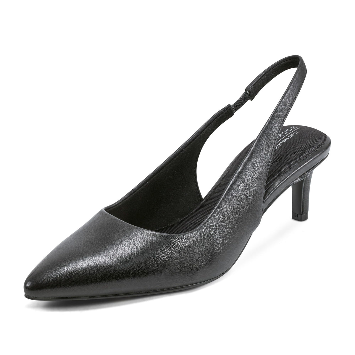 Rockport Womens Corine Black Leather Size 8 Wide
