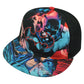 Batman Hero Youth Snapback Flat Bill Cartoon Comic Book Warner Bros Hat Cap