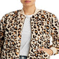 Chaser Women's Zippered Pocketed Bomber Jacket Yellow Size Small