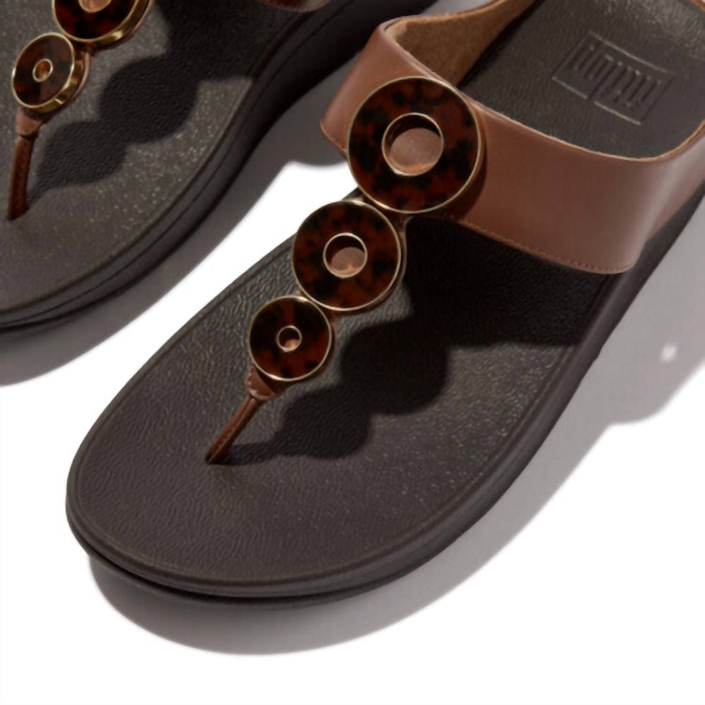 Fitflop - महिलाओं के फिनो रेज़िन टो पोस्ट सैंडल