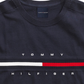 Tommy Hilfiger Men's Tino with Magnetic Closure at Shoulders T-Shirt Blue Size Medium
