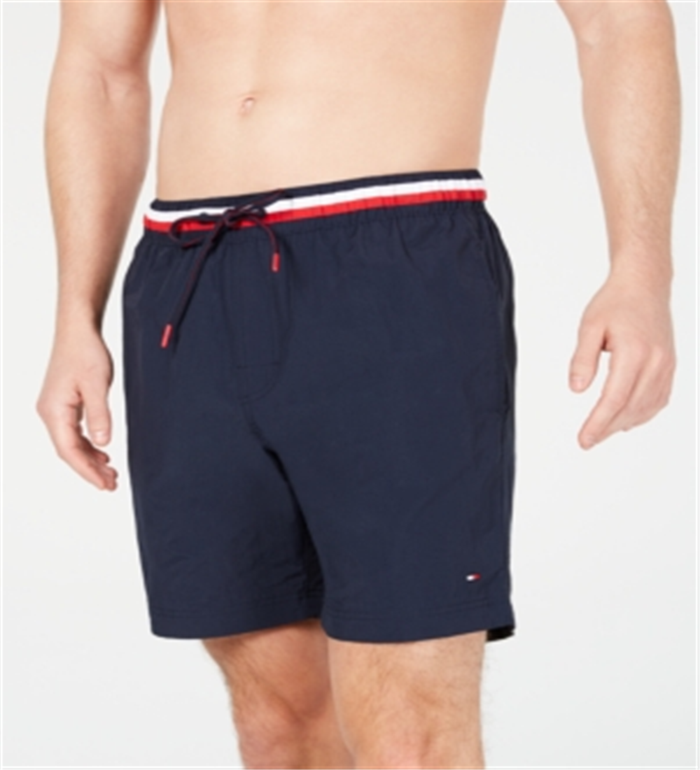 Tommy Hilfiger Men's Atlantic Swim Trunks Blue Size XXL