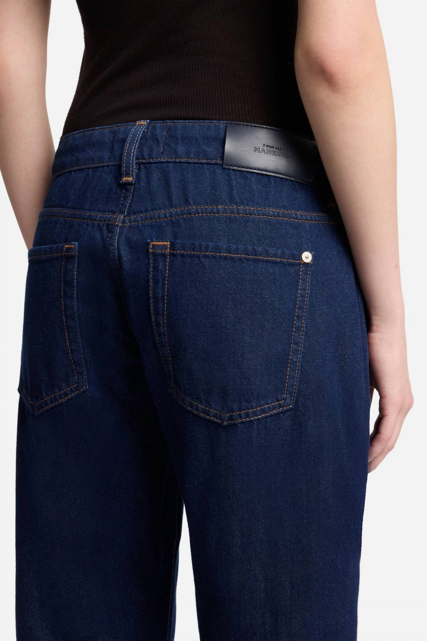 7 For All Mankind - Low Straight Leg Jeans