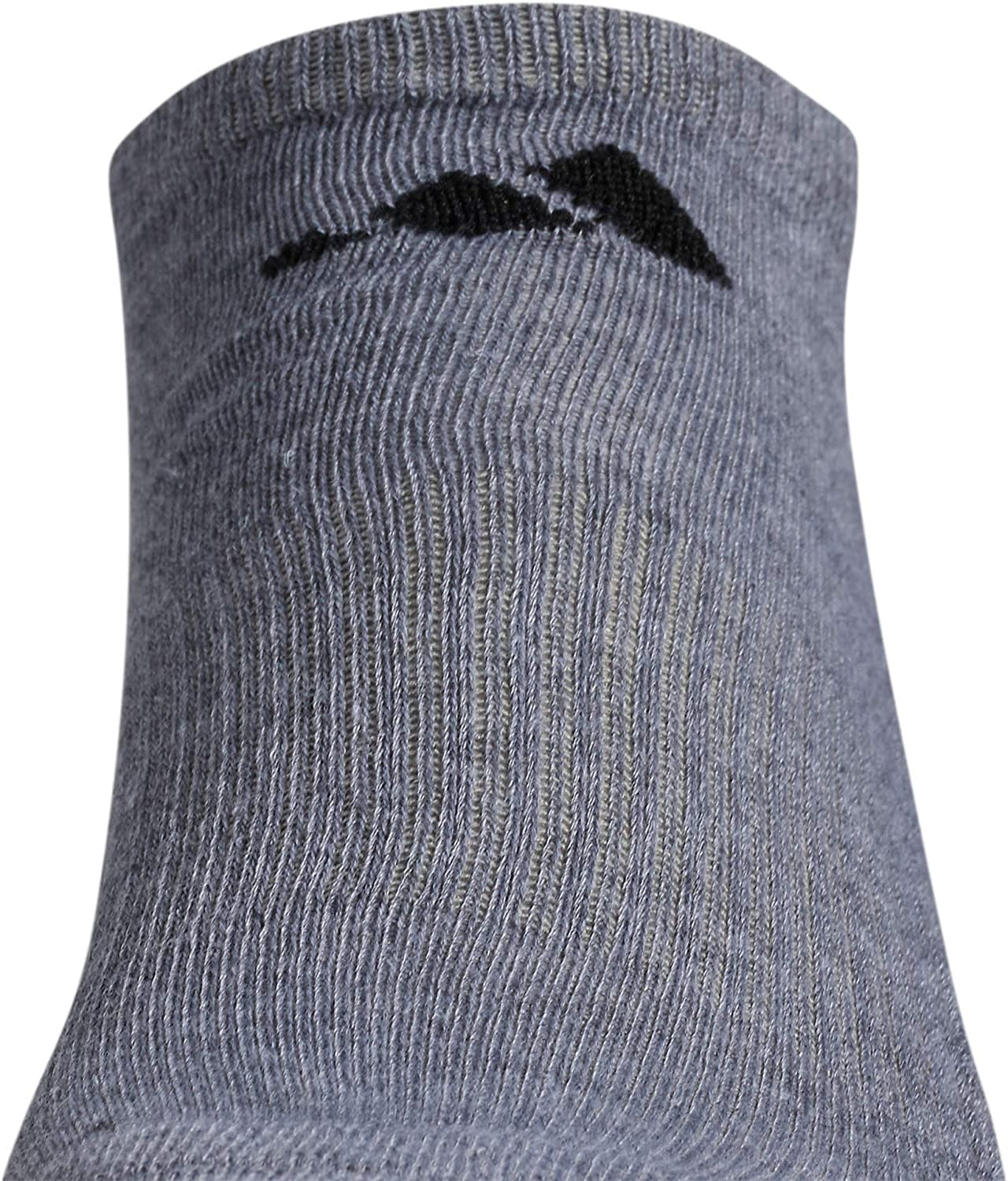 Adidas Men's Cushioned Athletic 6-Pack No Show Socks Gray Size  6-12