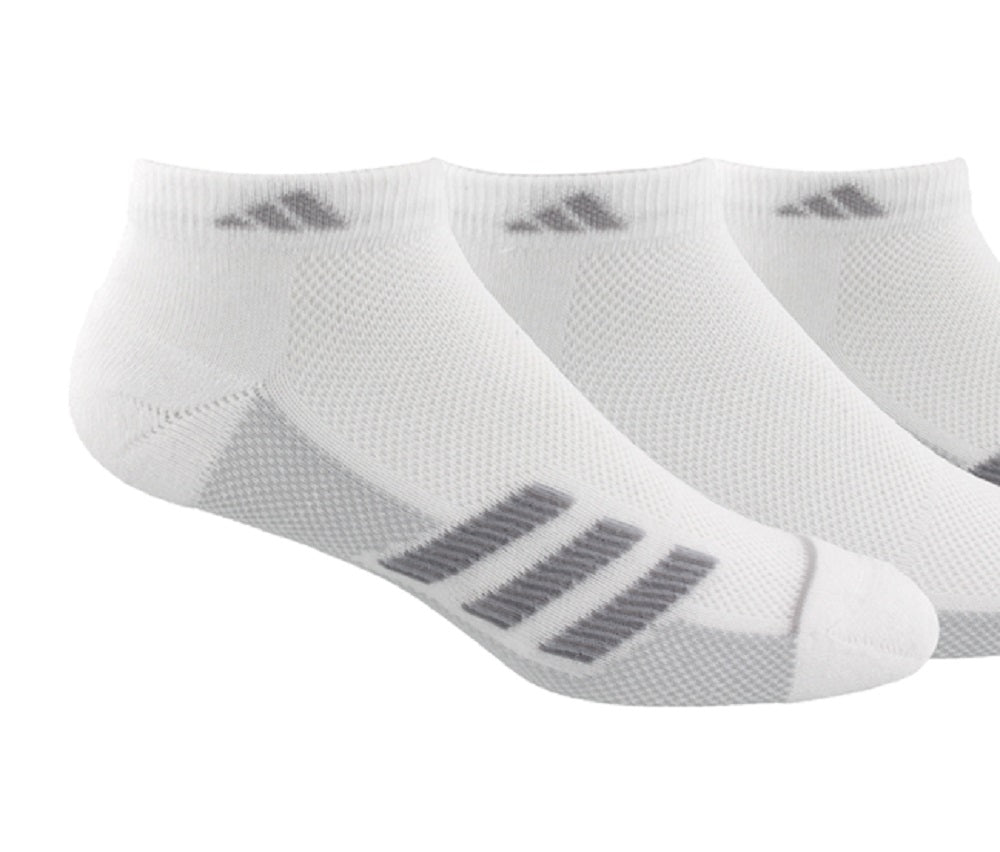 adidas Men's 6 Pk Athletic Cushioned Crew Socks White Size 6-12