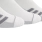 adidas Men's 6 Pk Athletic Cushioned Crew Socks White Size 6-12