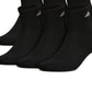 adidas Men's 6 Pack Cushioned Quarter Extended Socks Black Size X-Large