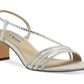 Nina Women's Gerri Strappy Slingback Sandal Gray Size 6.5 M