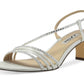 Nina Women's Gerri Strappy Slingback Sandal Gray Size 6.5 M