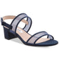 Nina Women's Ganice Mesh Strap Sandal Blue Size 8.5 M