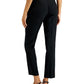 Kasper Women's Stretch Crepe Straight Leg Pants Black Size 10