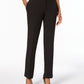 Kasper Women's Slim Straight Leg Modern Trousers Black Size 4