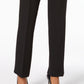 Kasper Women's Stretch Crepe Straight Leg Pants Black Size 6