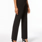 Kasper Women's Slim Straight Leg Trousers Black Size 8Petite