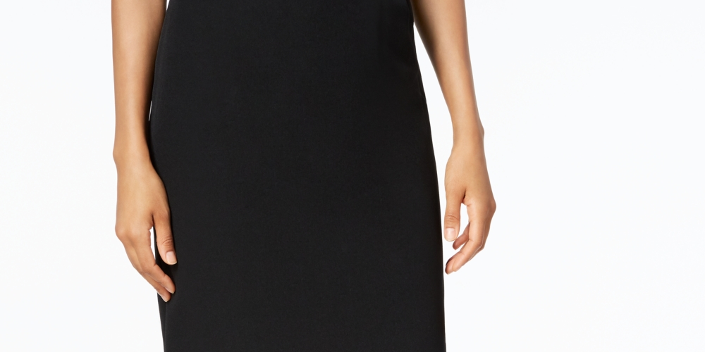 Kasper Women's Pencil Midi Skirt Black Size 14 Petite