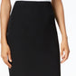 Kasper Women's Pencil Midi Skirt Black Size 2Petite