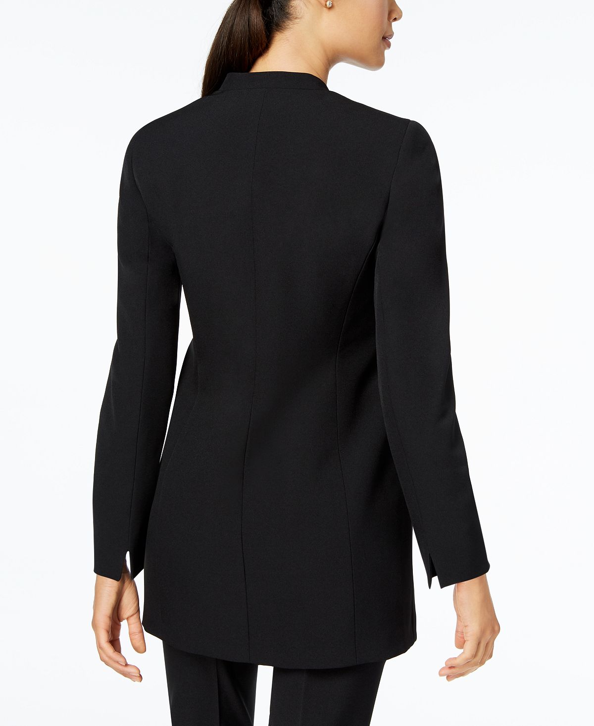 Kasper Women's Open Front Topper Jacket Black Size 6