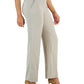 Kasper Women's Tab Waist Modern Dress Pants Blue Size 8