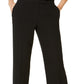 Kasper Women's Tab Waist Trouser Pants Black 10Petite