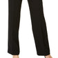 Kasper Women's Tab Waist Trouser Pants Black 10Petite