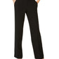 Kasper Women's Tab Waist Trouser Pants Black 10Petite
