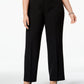 Kasper Women's Modern Dress Pants Black Size 16W