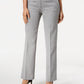 Kasper Women's Tab Waist Modern Dress Pants Gray Size 16