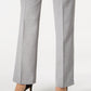 Kasper Women's Tab Waist Modern Dress Pants Gray Size 10 Petite