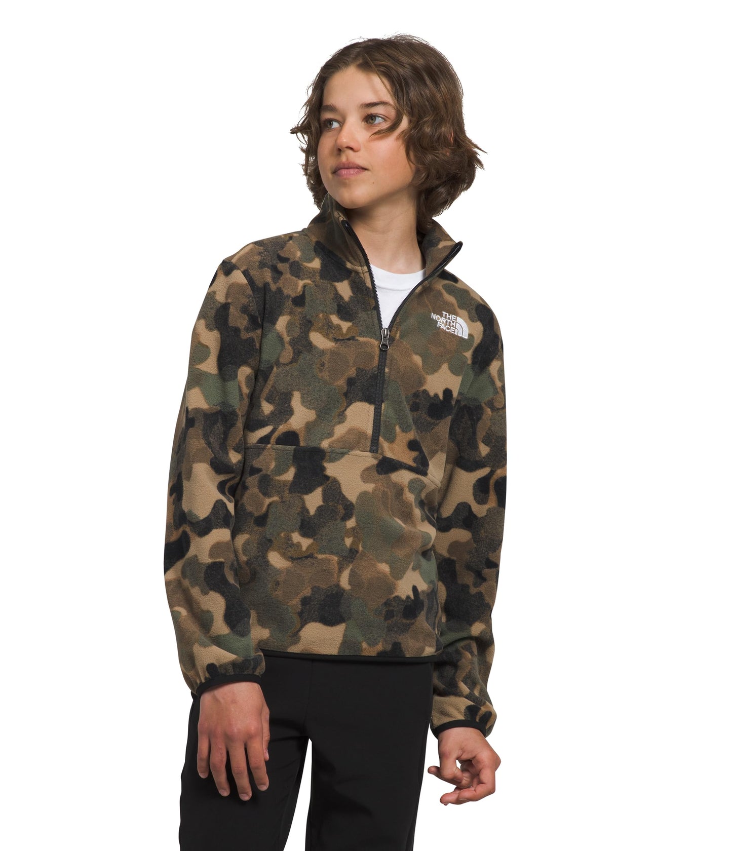 The North Face Teen Glacier Half Zip Pullover - Medium