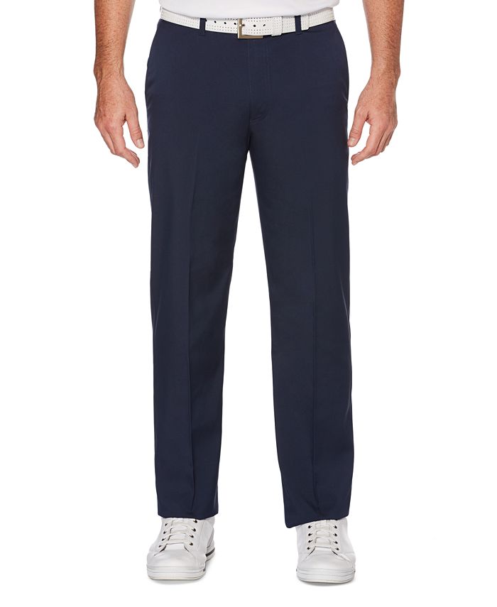 PGA Tour Men's Flat Front Active Waistband Golf Pants Blue Size 34X32