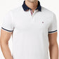 Tommy Hilfiger Men's Custom Fit Contrast Trim Sanders Polo White Size XXX-Large