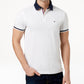 Tommy Hilfiger Men's Custom Fit Contrast Trim Sanders Polo White Size XXX-Large