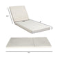 Premium Acacia Wood Lounge Chaise Set with Water-Resistant Cushions