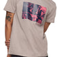 Calvin Klein Men's Relaxed Fit Logo Graphic Print T-Shirt Gray Size Small