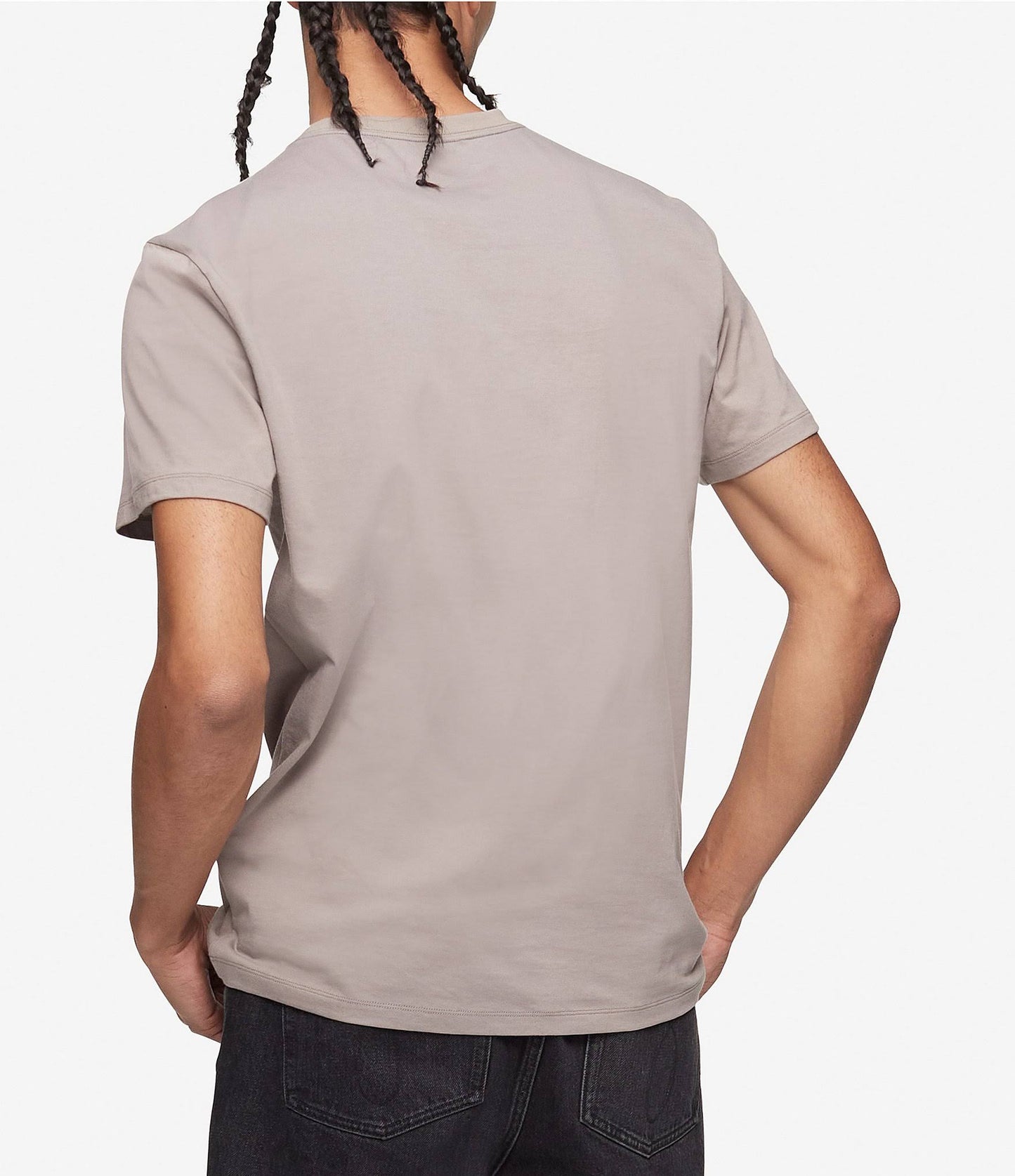 Calvin Klein Men's Relaxed Fit Logo Graphic Print T-Shirt Gray Size XX-Large