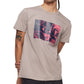 Calvin Klein Men's Relaxed Fit Logo Graphic Print T-Shirt Gray Size XX-Large