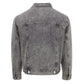 Calvin Klein Men's Iconic Relaxed Fit Trucker Jacket Gray Size Large