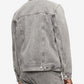 Calvin Klein Men's Iconic Relaxed Fit Palmer Utility Trucker Jacket Gray Size X-Large