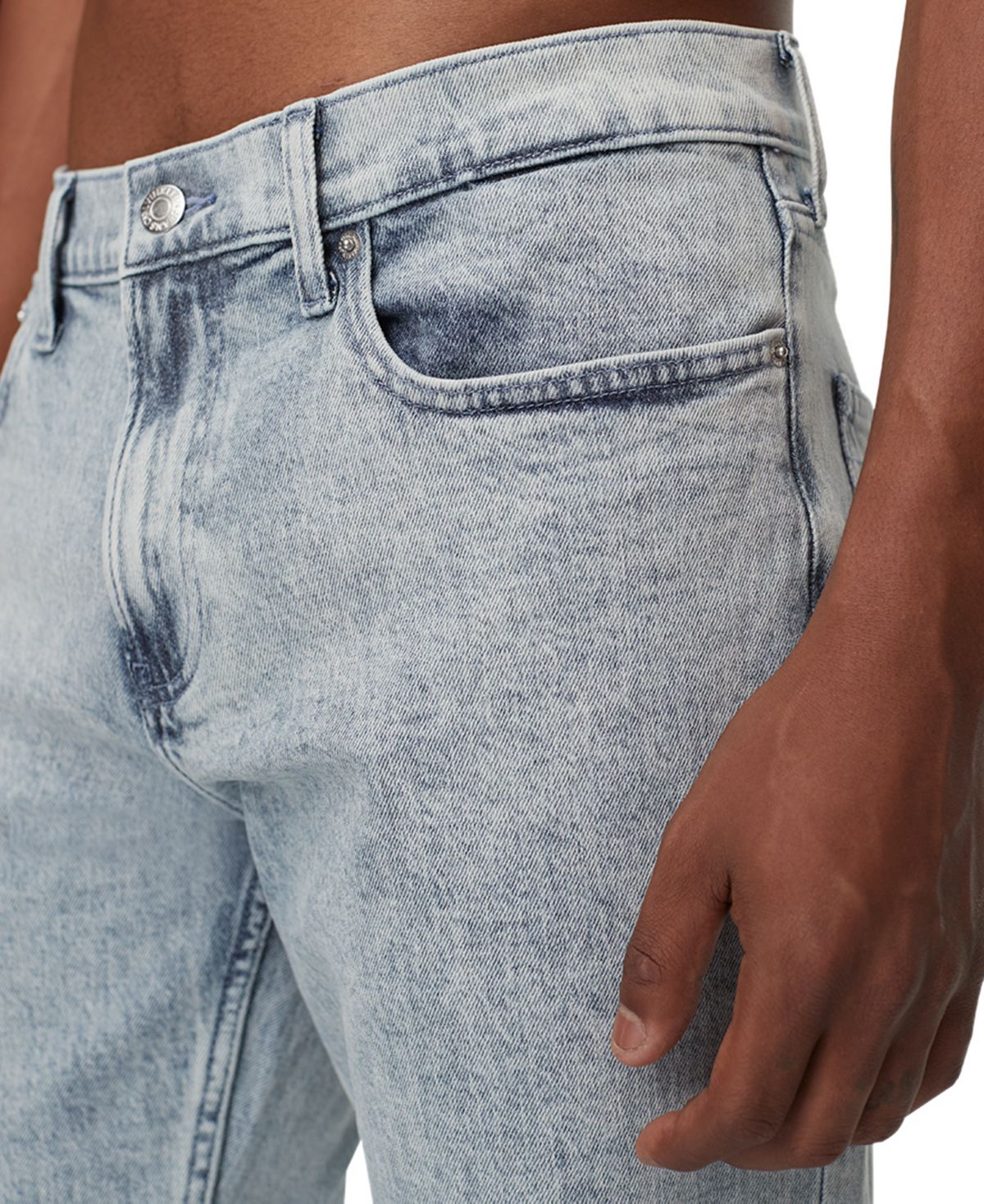 Calvin Klein Men's Noah Straight Fit Stretch Jeans Blue Size 34X30