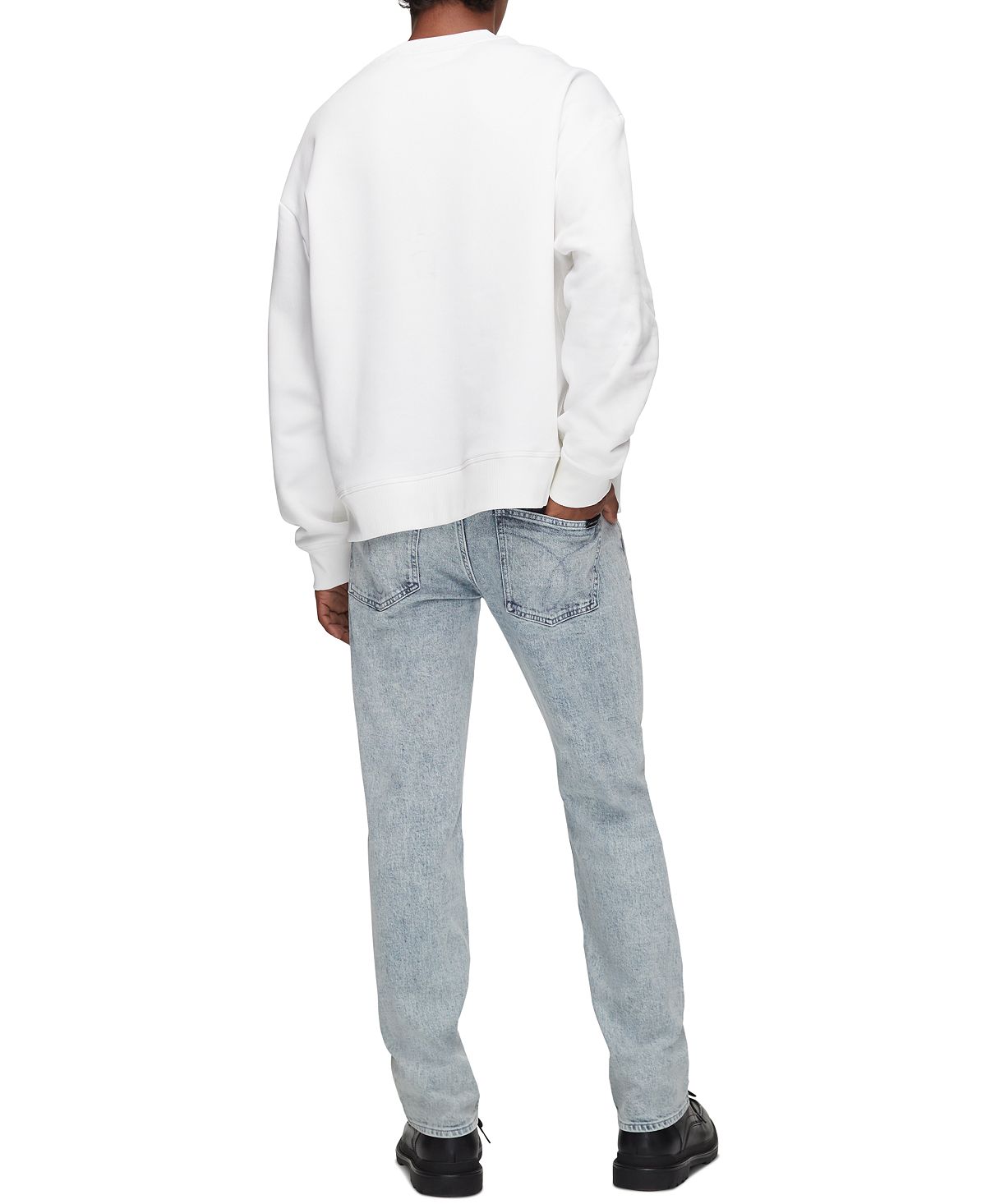 Calvin Klein Men's Noah Straight Fit Stretch Jeans Blue Size 36X32