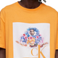 Calvin Klein Men's Relaxed Fit Pride Graphic Crewneck T-Shirt Orange Size M