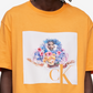 Calvin Klein Men's Relaxed Fit Pride Graphic Crewneck T-Shirt Orange Size M