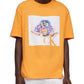 Calvin Klein Men's Relaxed Fit Pride Graphic Crewneck T-Shirt Orange Size L