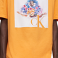 Calvin Klein Men's Relaxed Fit Pride Graphic Crewneck T-Shirt Orange Size L