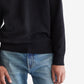 Calvin Klein Men's Regular Fit Merino Wool V Neck Sweater Black Size Small