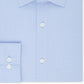 Michael Kors Men's Regular Fit Airsoft Non Iron Performance Dress Shirt Blue Size 18.5X34X35